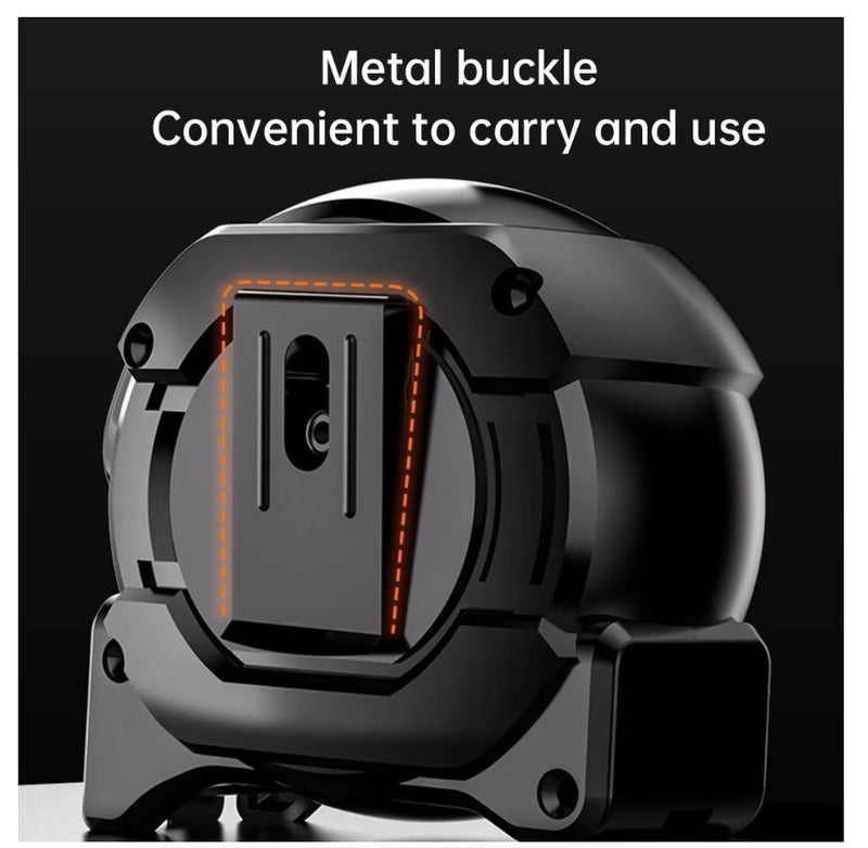 IPSTYLE Metric Measuring Tape Self Locking Fluorescent Steel Tape Measure