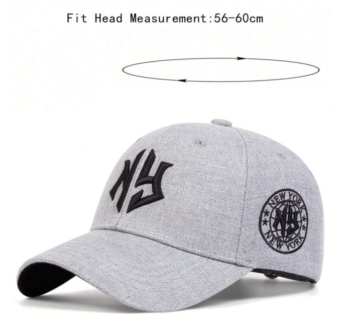 NY Embroidered Baseball Cap