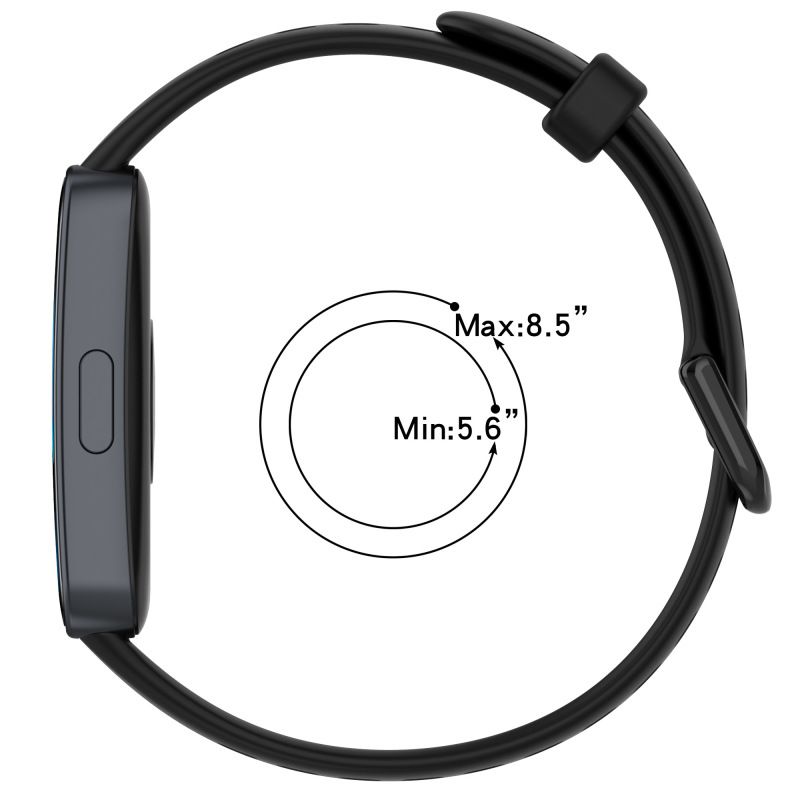 2 PACK Silicone Strap Compatible With Huawei Band 8/9/10 NFC