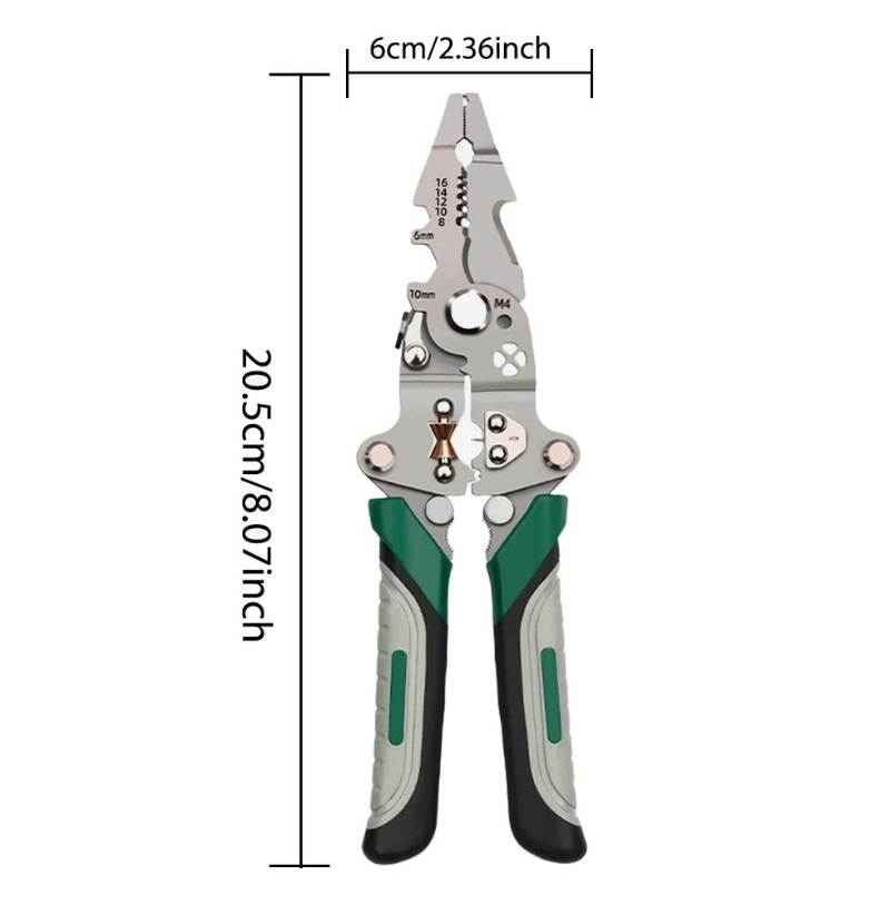 Wire Stripper Electrician Wire Splitter Wire Winding Pliers
