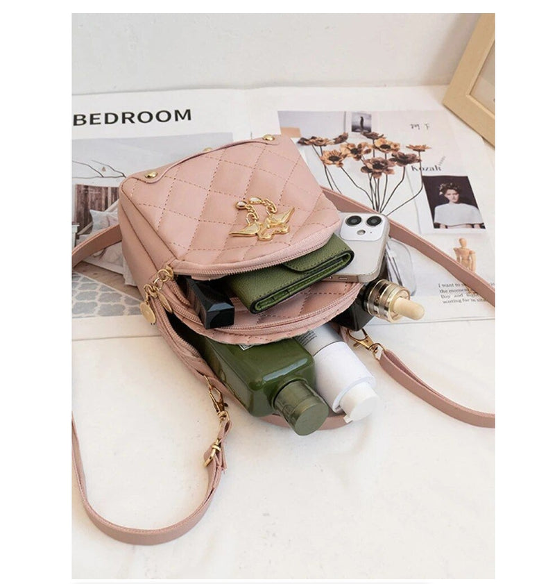Woman Fashion Backpack Mini Ins Female Handbag Leisure Phone Packs - IPSTYLE