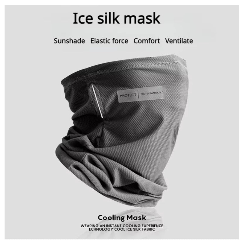 IPSTYLE Ice Silk Mask Neck UV Protection Face Cover Sunscreen Face