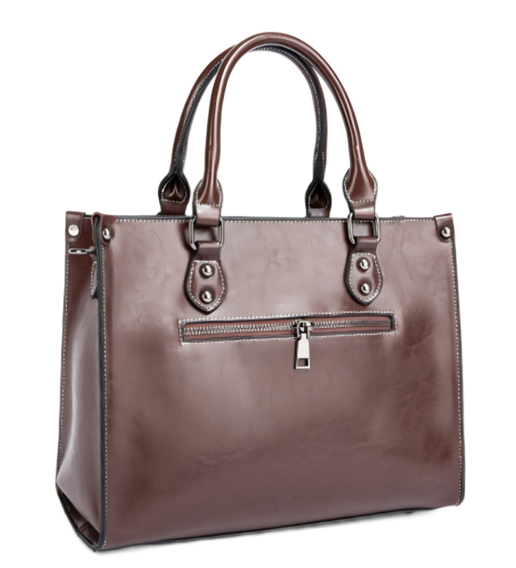 Women's Handbags Genuine Leather Lady Cowboy Shoulder Tote Bag