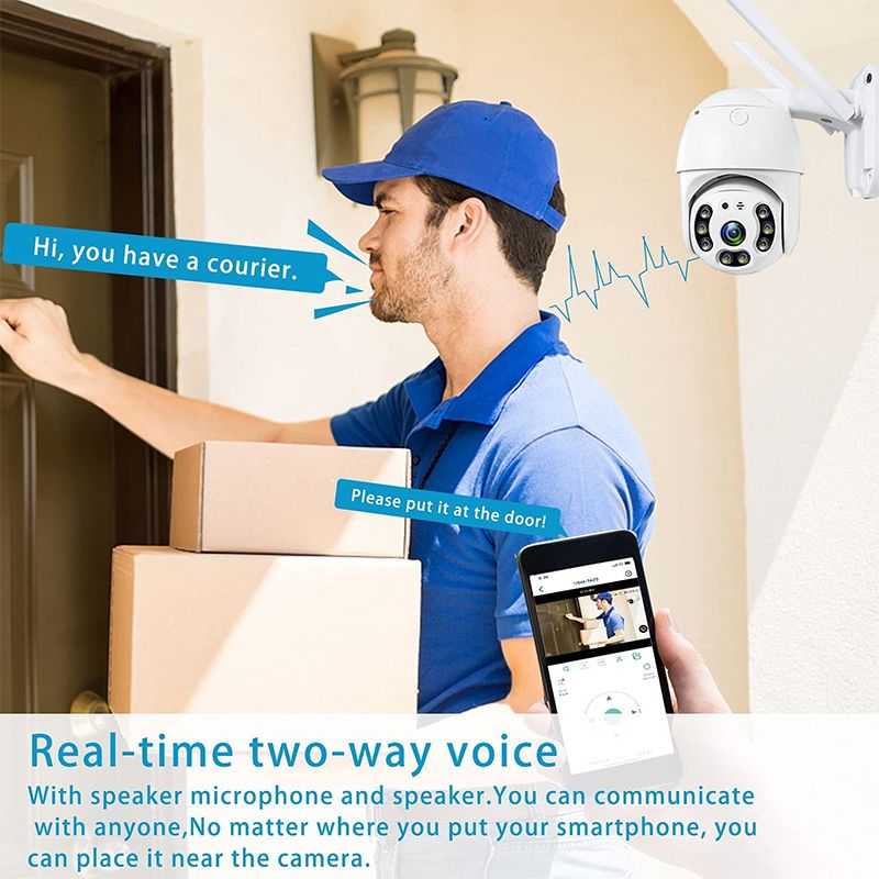 Wireless IP Network Camera Outdoor Waterproof Motion Alarm Camera