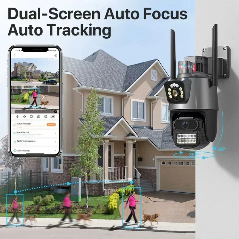 6MP WiFi Camera Wireless AI Humanoid Detection Home Security Baby Monitor