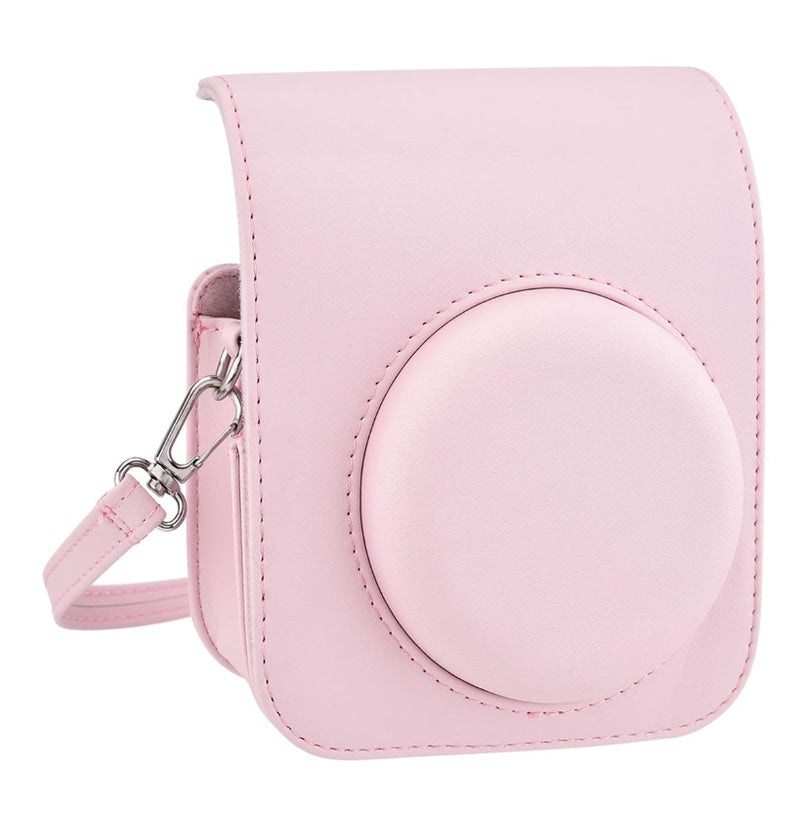 PU Leather Camera Case for Fujifilm Instax Mini 12 with Adjustable Strap
