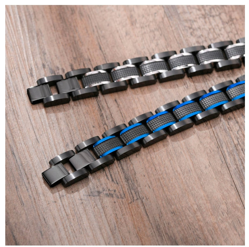 IPSTYLE Bracelets Stainless Steel Watch Band Link Wristband Best Gift