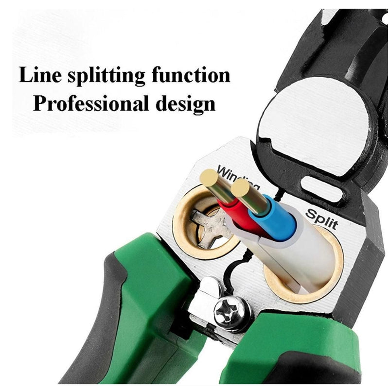 IPSTYLE 8-in-1 Multi-Function Wire Cutters With Wire Stripping Nose Pliers