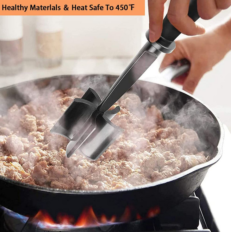 Meat Chopper Hamburger Masher Tool - Ground Beef and Potato