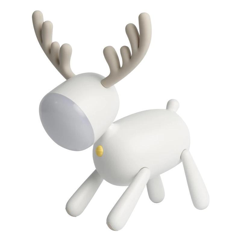 2020 New Drowship Creative Cartoon Moose LED Desk Lamp 1200mAh Battery