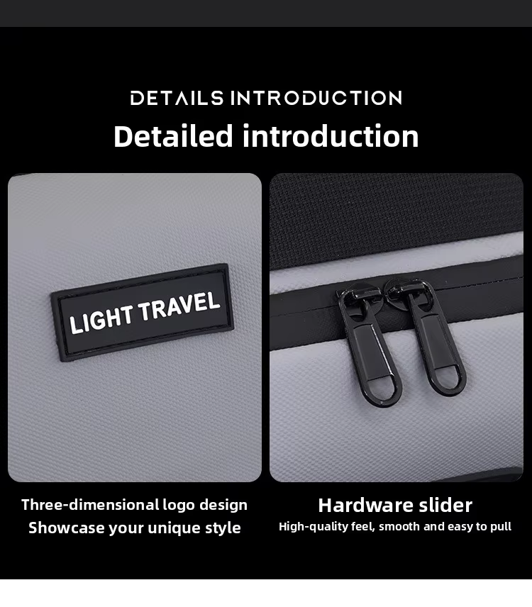 High Quality PU Leather Tech Organizer Power Bank Cable OEM ODM Waterproof Business Travel Storage Bag