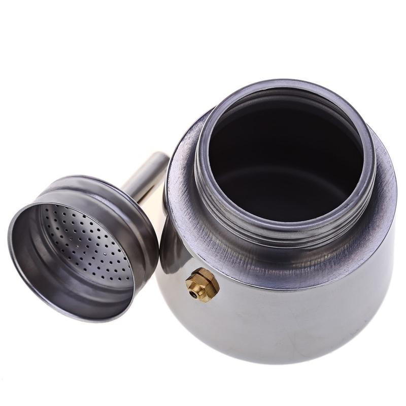 Coffee machine Moka Coffee pot Moka Italian stainless steel filter ESP
