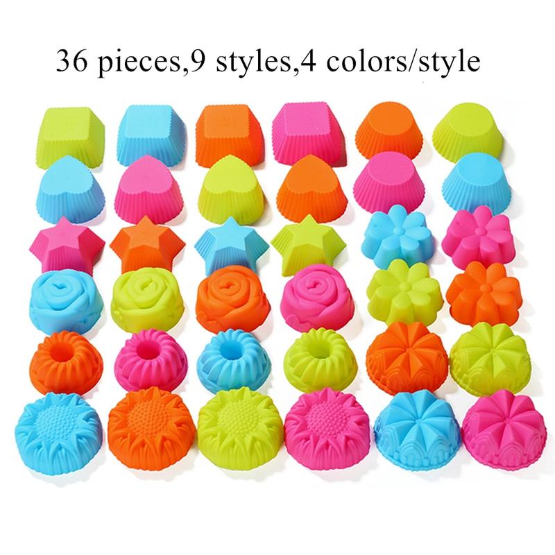 Pumpkin Muffin 3D Cake Baking Cupcake - 36 PIECES