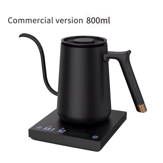 Electric Smart Fish Pour Kettle Neck Variable Temperature Adjust 600ml