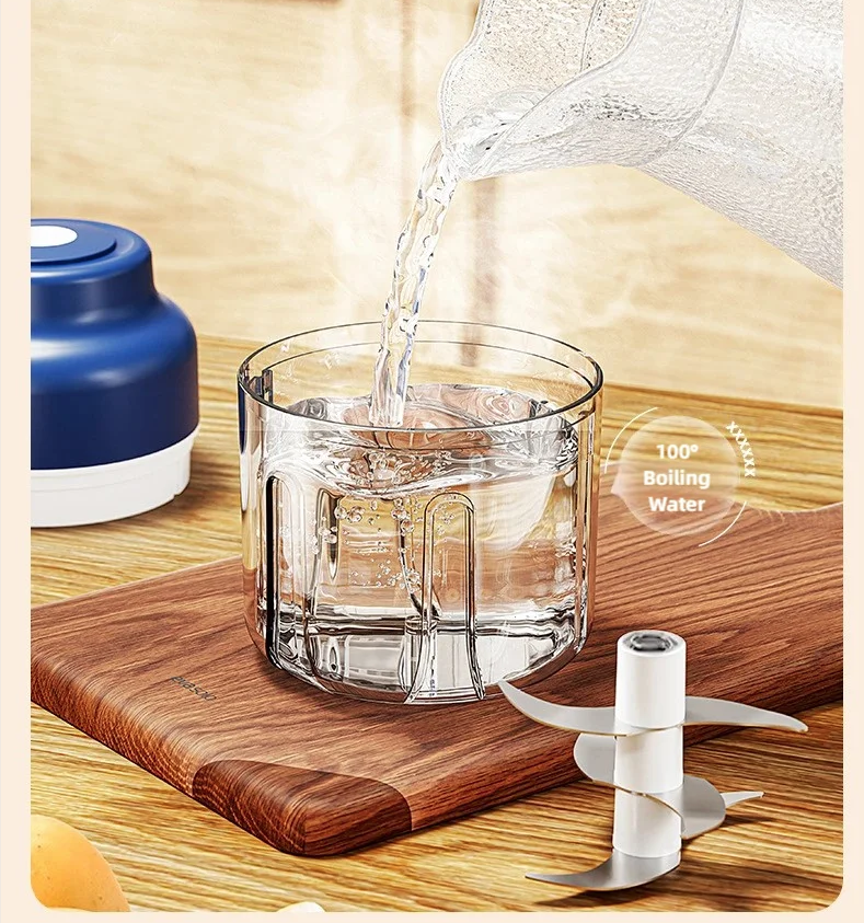 IPSTLE 320ML Electric Garlic Grinder, Vegetable Chopper, Food Processor USB Mini Garlic Grinder