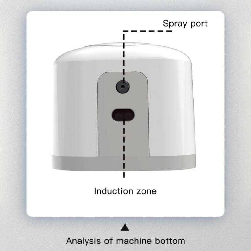 Wall-mounted Body Temperature Alarm Automatic Spray Disinfection