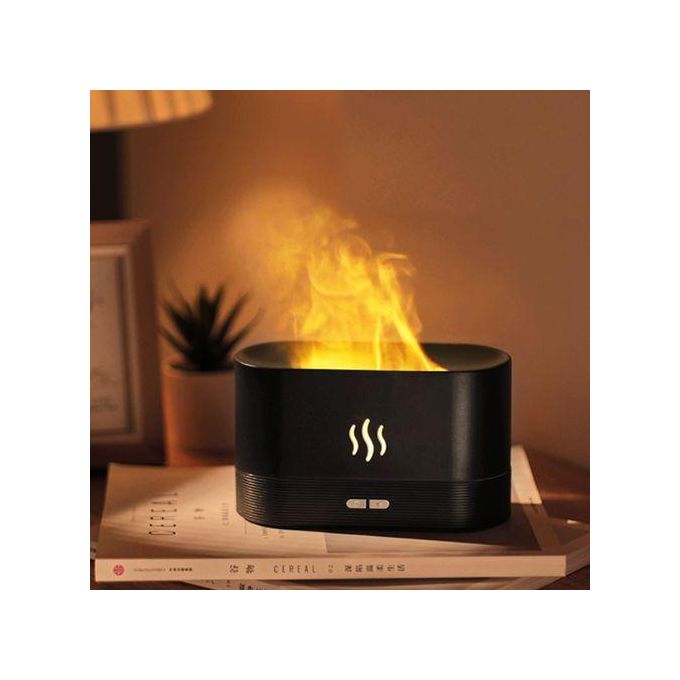 Flame Aromatherapy Humidifier, USB Ultrasonic Diffuser 180ml