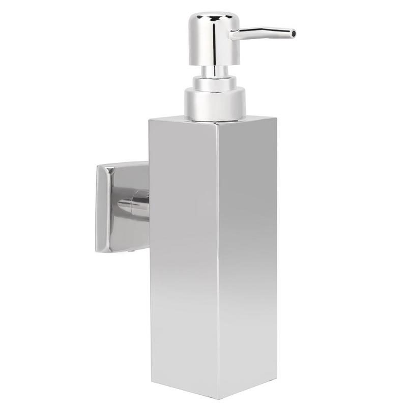 Wall mount stainless steel soap dispensers