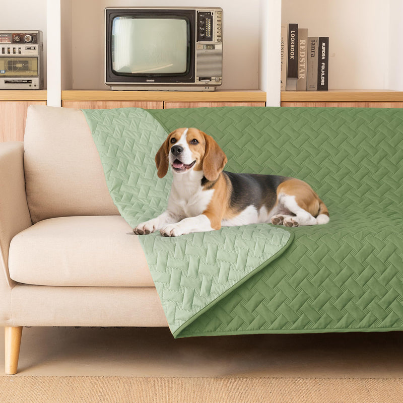 259cm×208cmWaterproof Pet Bed Cover, Reusable 3-Layer Quilted Protector for Dogs, Couch & Bed