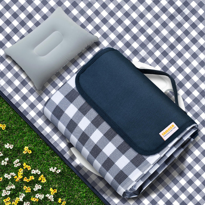 Waterproof Picnic Blanket, 2-Layer Sandproof Foldable