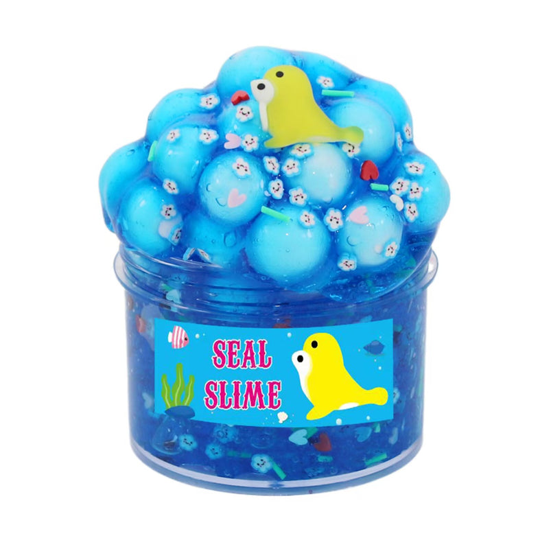 Cross-border hot product Amazon's new ocean slime crystal mud bull head glue colored mud clay children's decompression toy