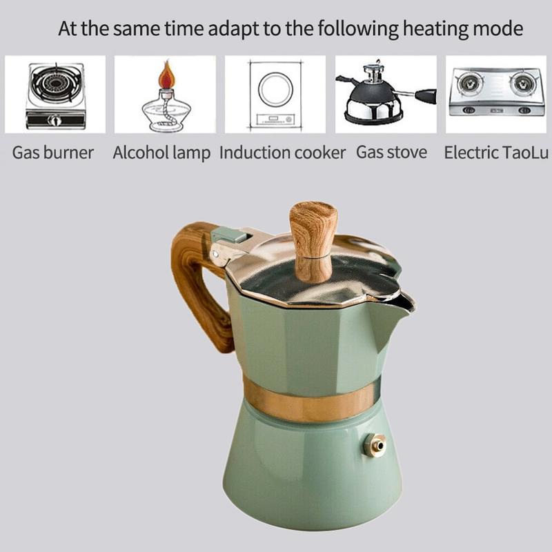 Coffee machine 150ml Aluminum pot