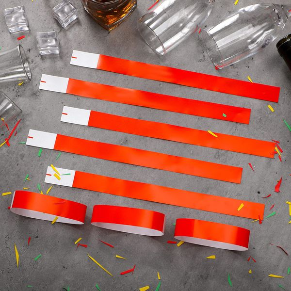 Ticket Wristbands Events Wristband Paper Wrist Bands for Party 1000pcs