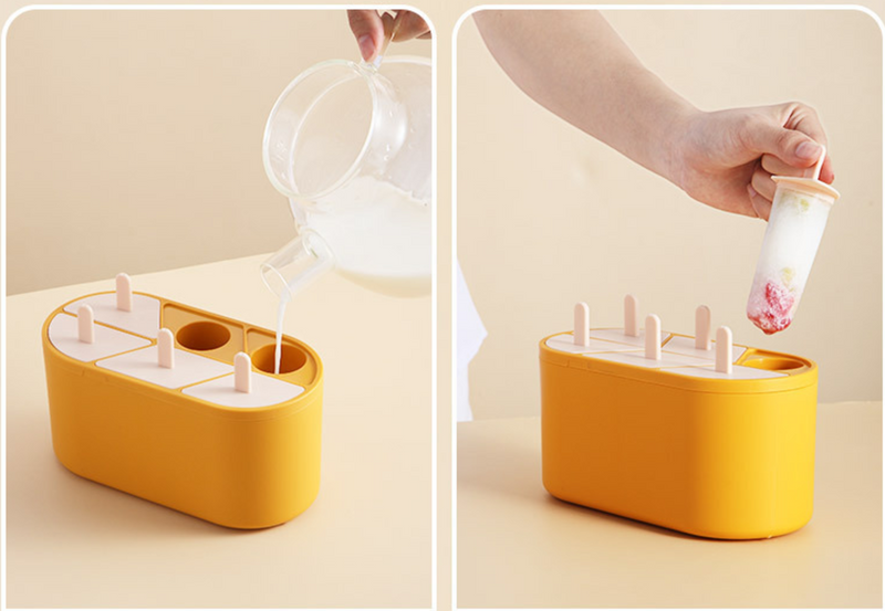 Six Silicone Monk Ice Cubes Healthy Ice Molds Ice in Stick Ice Summer