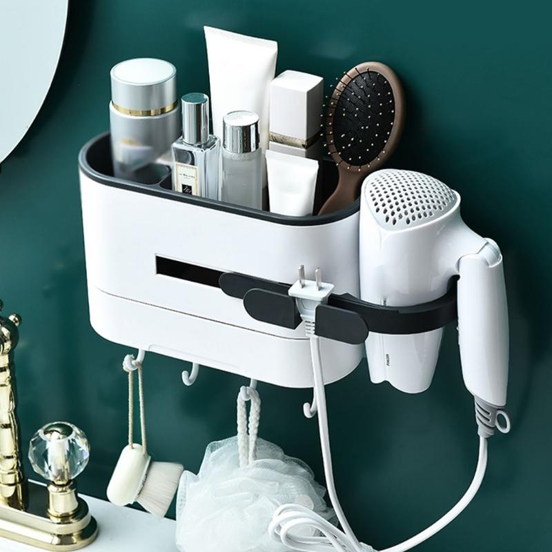 Wall handle Hairdryer handle with hook Drawer for glue Storage shelf |