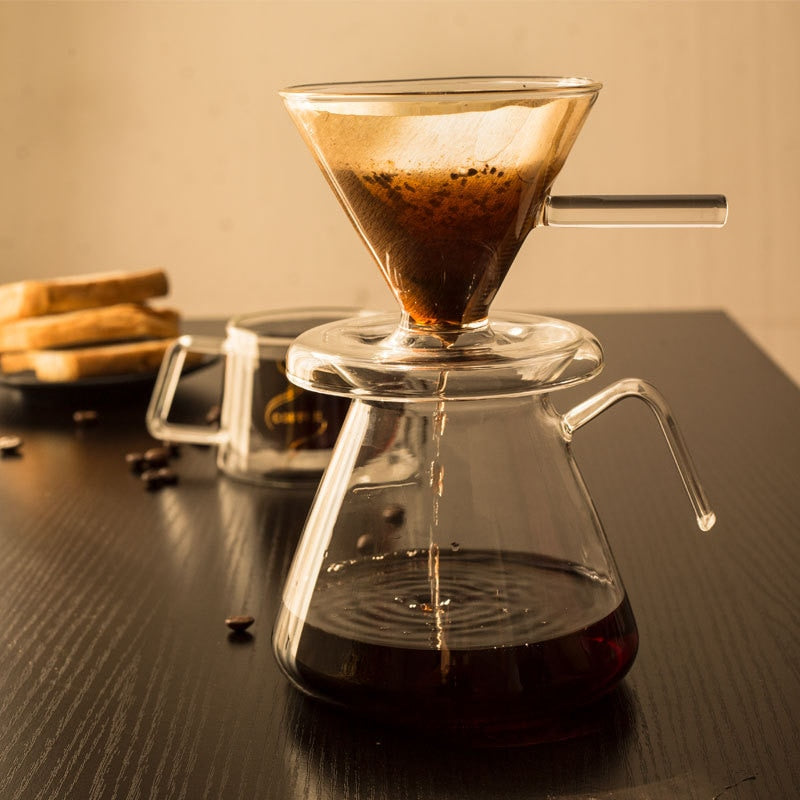Portable coffee machine coffee pot glass coffee pot espresso kettle