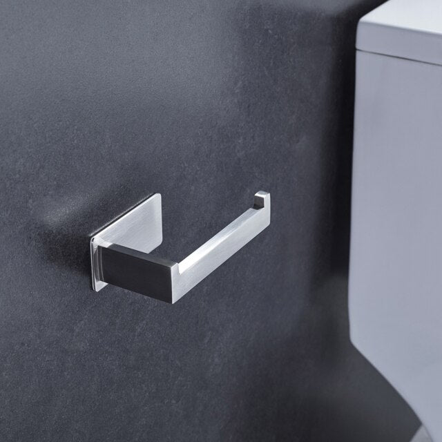 1 Piece 304 Stainless Steel Kitchen Towel Hanger Self Adhesive