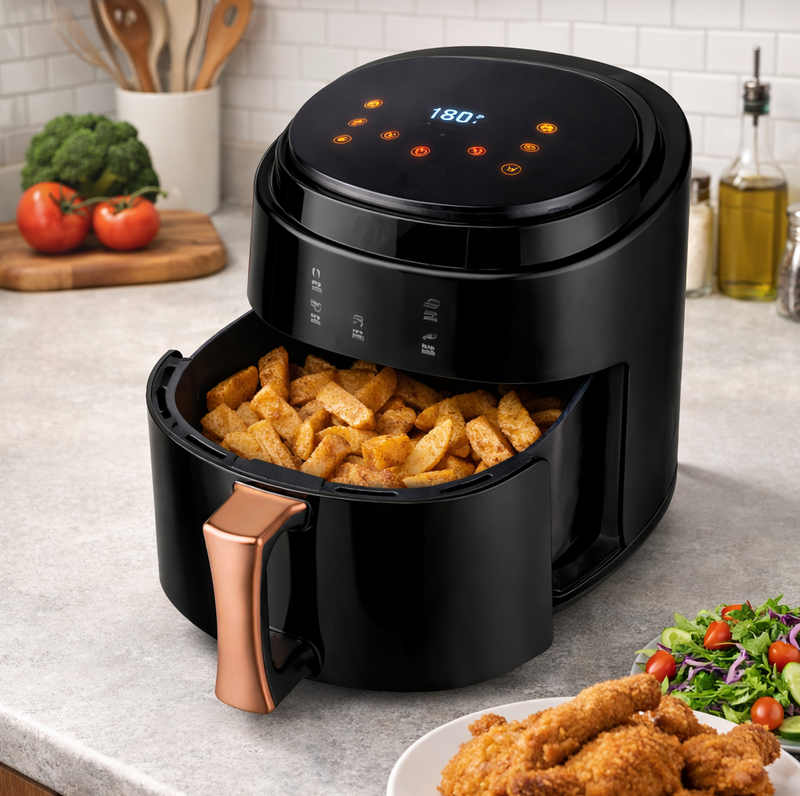 8L Oven Air Fryer with Paper Liners