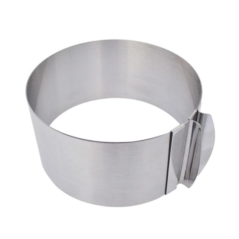 3D Adjustable Ring Mouse Round And Square Cake Moulds Stainless Steel