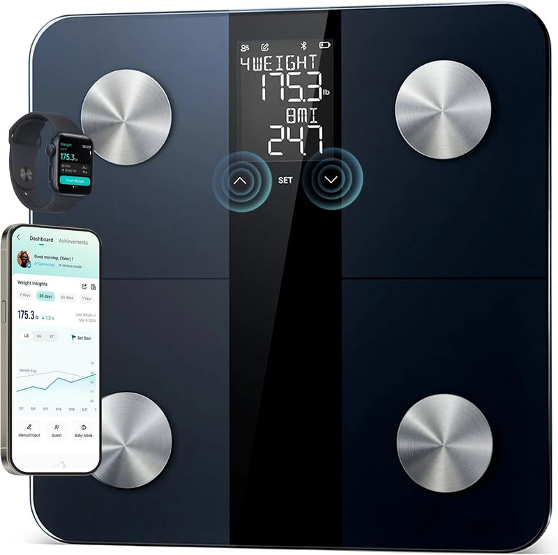 Smart Body Fat Scale with 13 Biometrics,