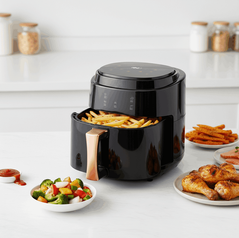 8L Digital Air Fryer - Touch Screen, Adjustable Temperature
