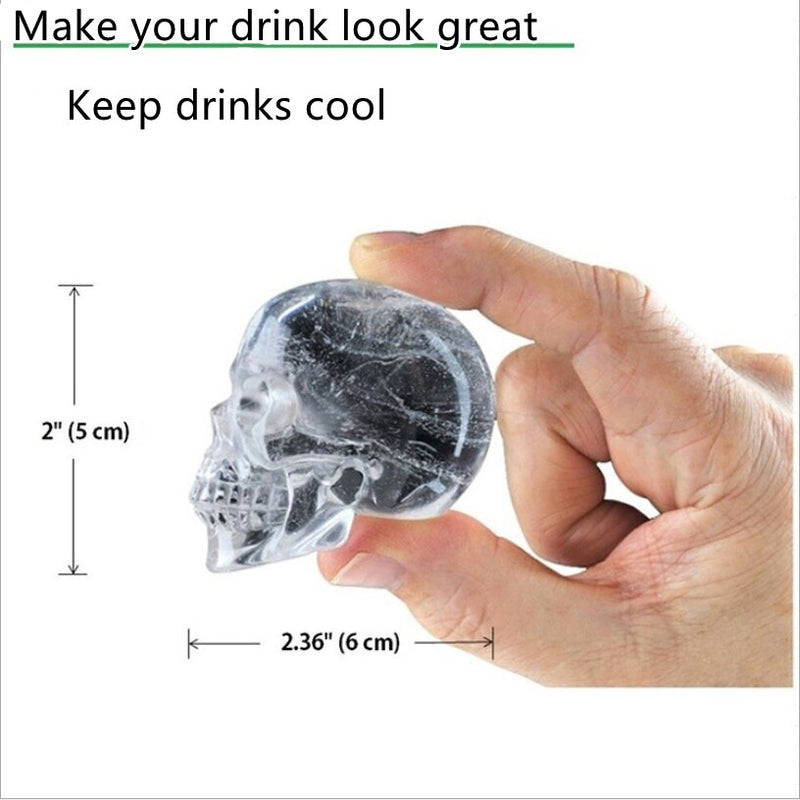 Ice Skull Quality Ice Skull Poppy Party Cool Whisky
