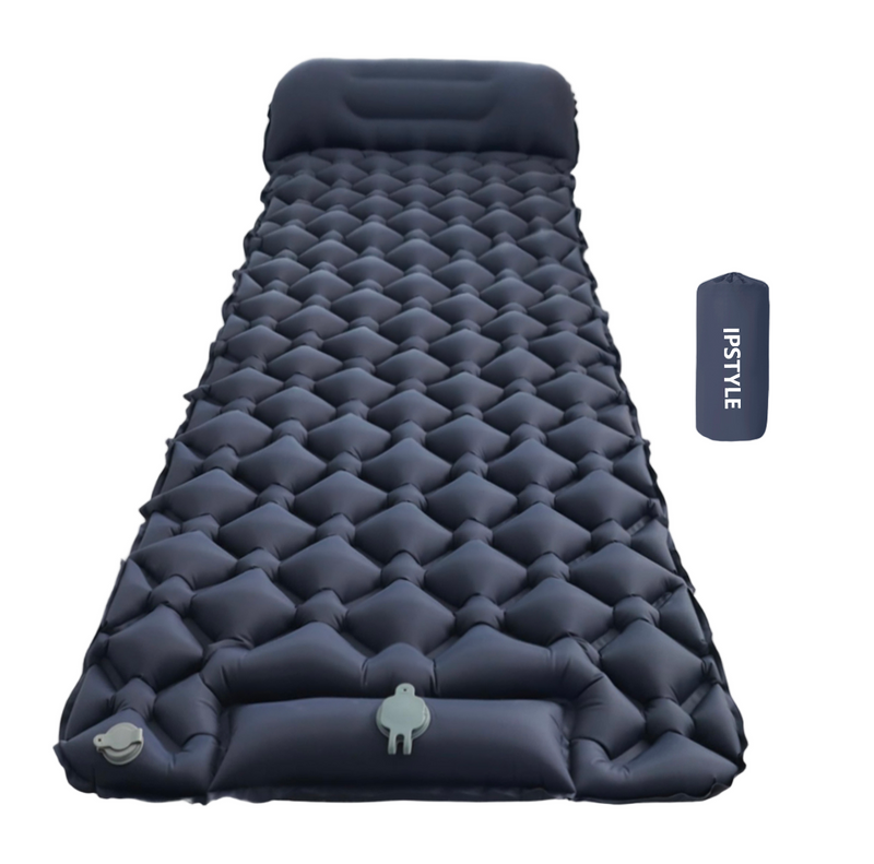 Outdoor Sleeping Mat/Pad Camping Inflatable Mattress with Pillows Travel Mat Folding Bed