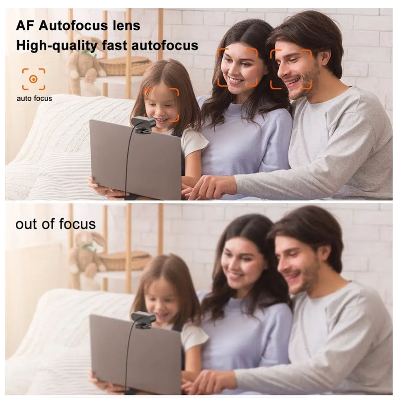 4K Webcam Mini Camera 2K Full HD Webcam with Microphone 30fps USB Web Cam