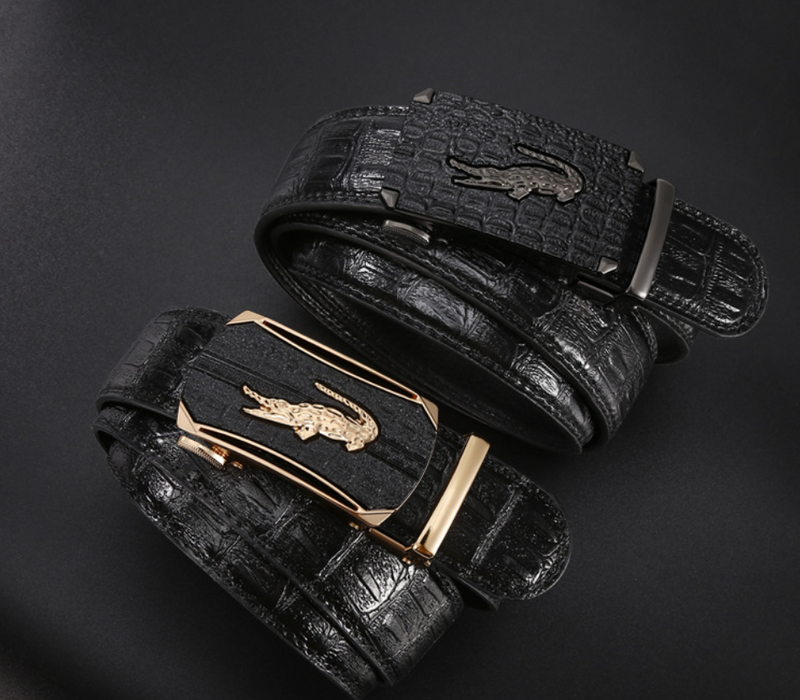 Leather Automatic Buckle Belt