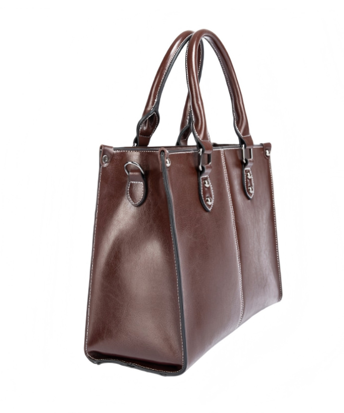 Women's Handbags Genuine Leather Lady Cowboy Shoulder Tote Bag