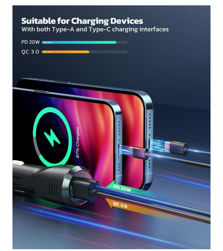 IPSTYLE Car Mp3 Bluetooth-compatible FM Transmitter Digital Display