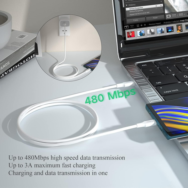 60W USB C to C Cable Compatible With Phone Fast Charging Cable