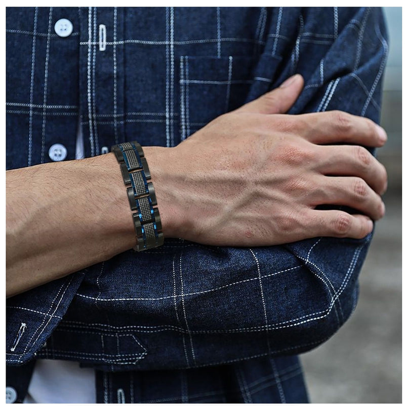 IPSTYLE Bracelets Stainless Steel Watch Band Link Wristband Best Gift