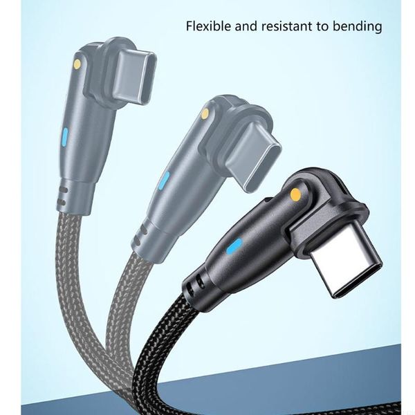 Fast Speed Charging Cord 180 Rotating Connector For Mobile Devices