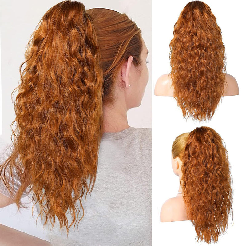 Womans Double Ponytail with Cornrow-style Voluminous