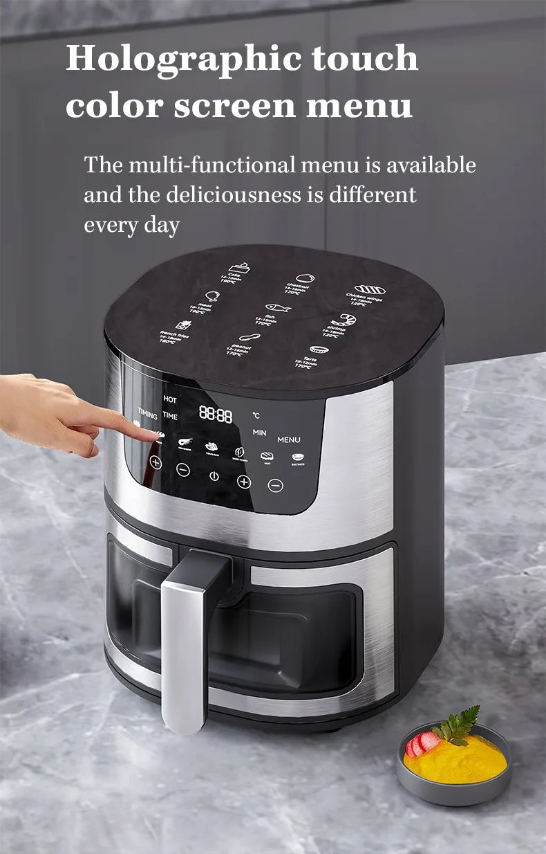 Smart Air Fryer Electric visual window 5L