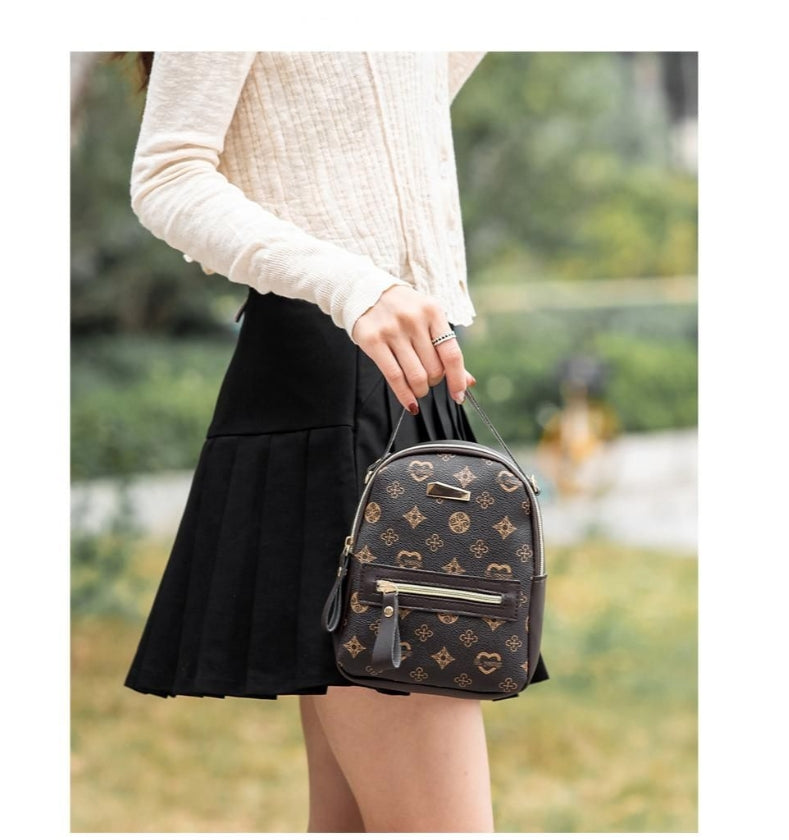 Woman Fashion Mini Backpack - Handbag