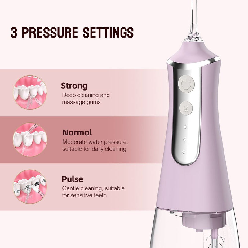 Dental Oral Irrigator Water Flosser for Teeth Cleaner Thread Teeth Pick
