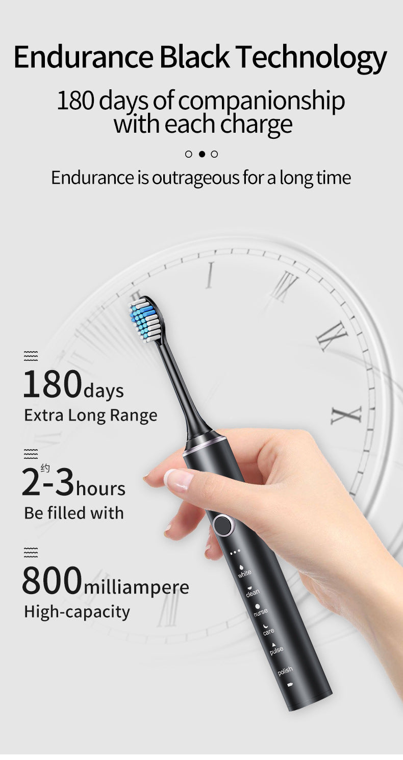 Rechargeable  6 Modes Electric Toothbrush