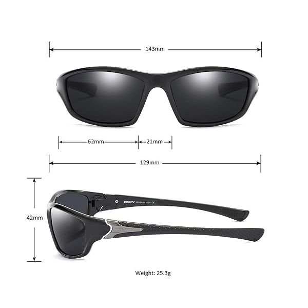 Men's Sports Polarized Sunglasses – 100% UV Protection